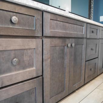 Annandale NJ Bathroom Remodel cabinets