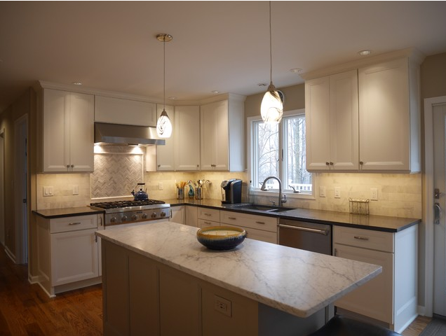 Kitchen Remodel Island in Bethlehem Township, NJ