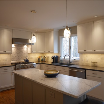 Kitchen Remodel Island in Bethlehem Township, NJ