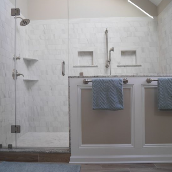 shower tile bathroom remodel union township, nj
